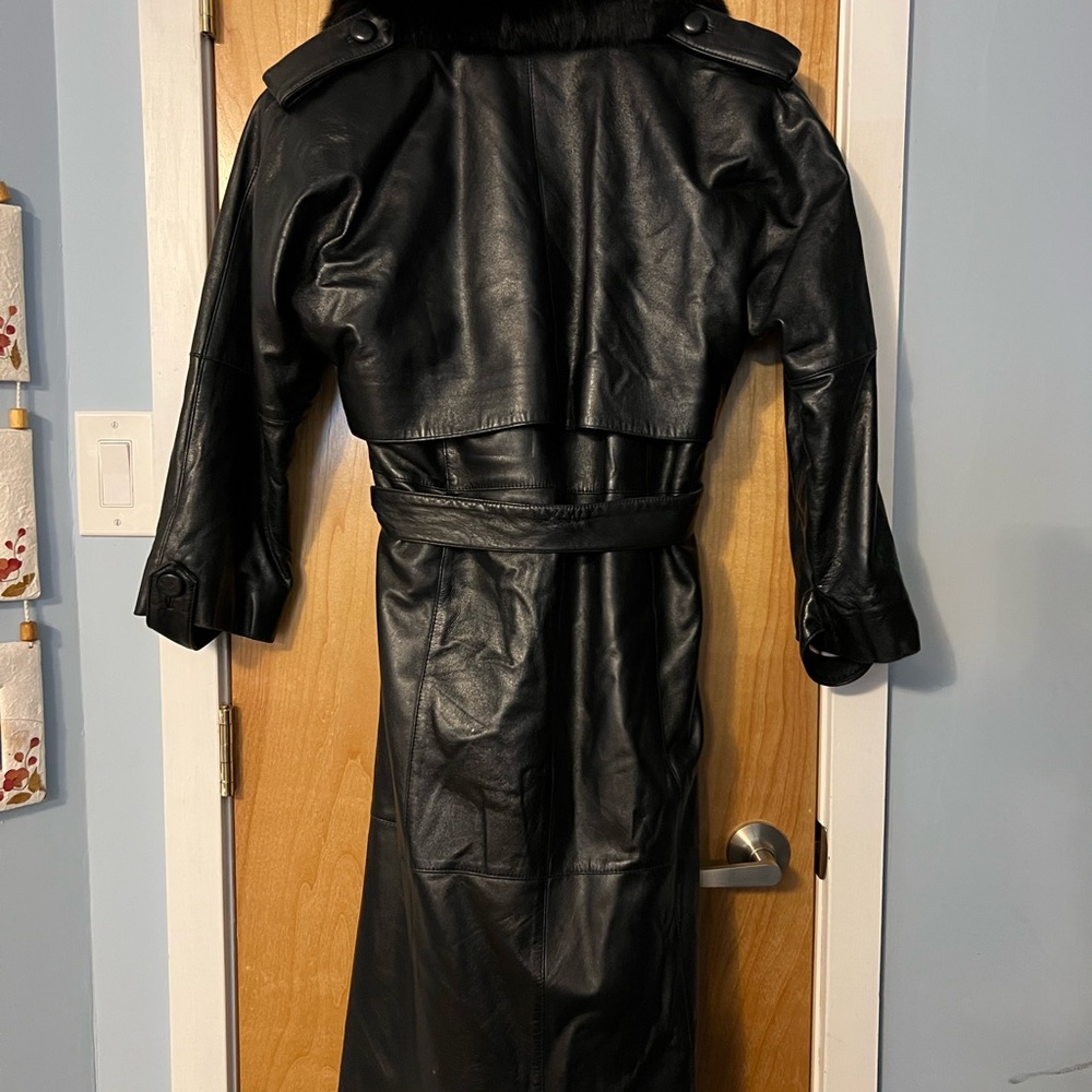 Shearling Vintage Leather Jacket - image 2